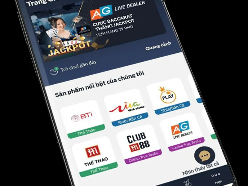 Đa dạng trò chơi casino trực tuyến