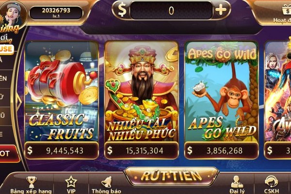 Kho game Slot đa dạng của Nền tảng C - casino trực tuyến uy tín
