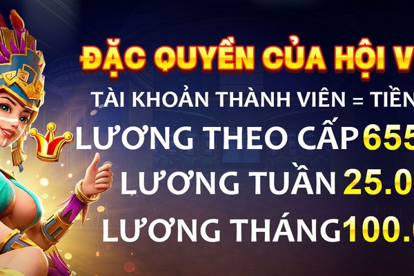 Sơ đồ cấp độ VIP và phần thưởng